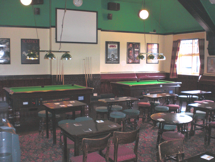POOLROOM - LIVE SPORT ON 2 LARGE SCREENS
